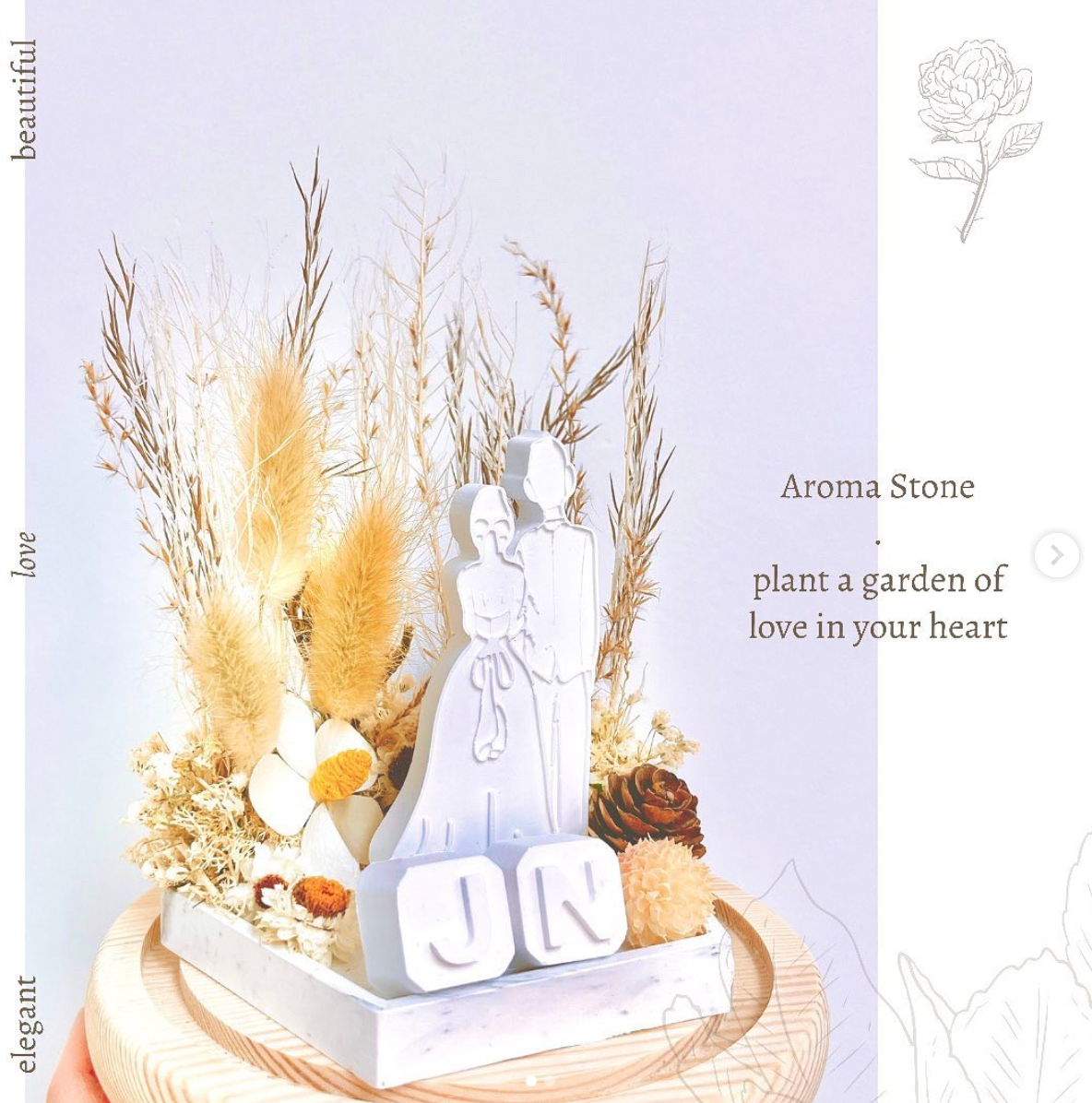 AROMA STONE - PLANT A GARDEN 擴香石套裝