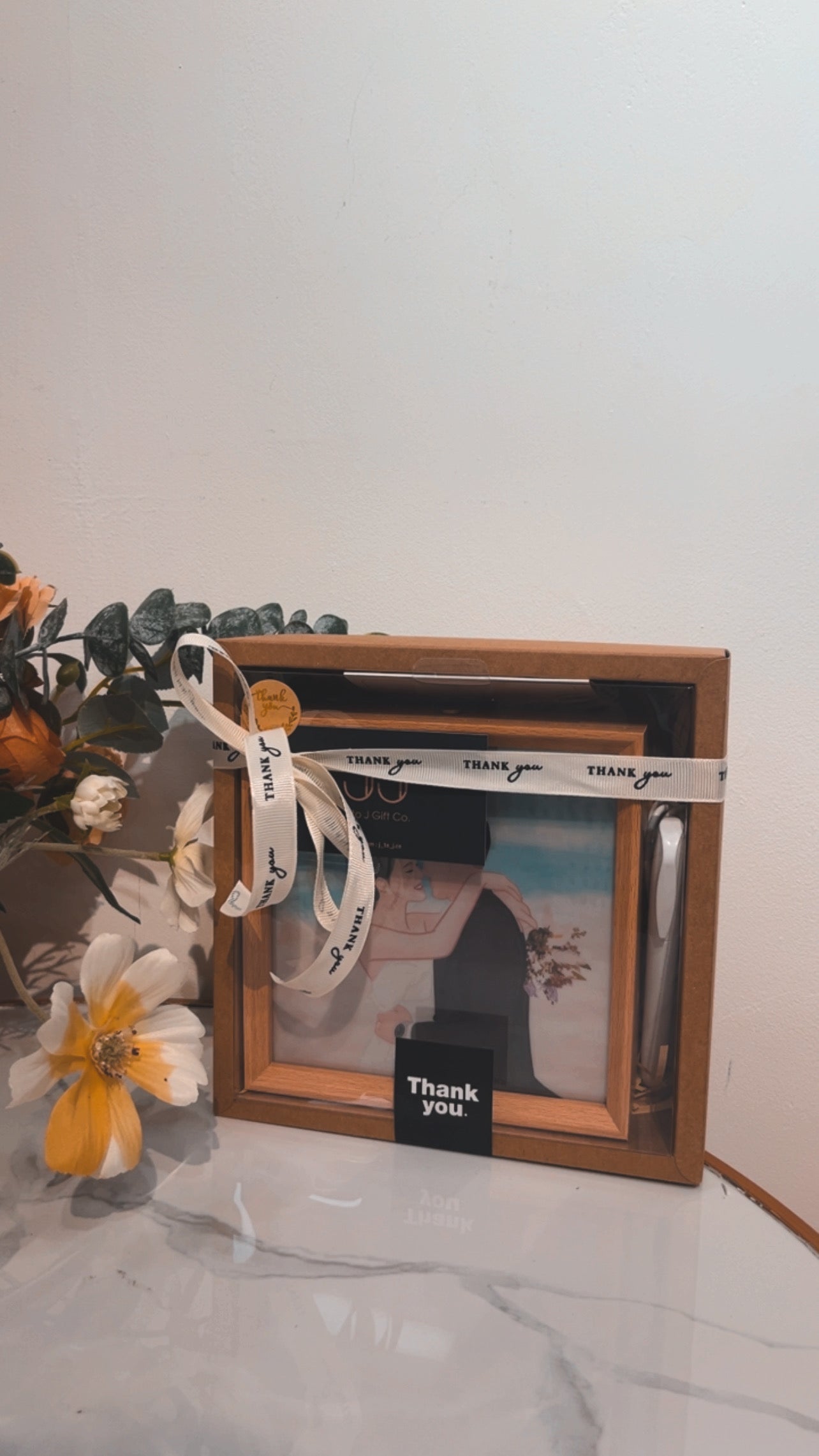 人像畫相框小夜燈Message Gift box