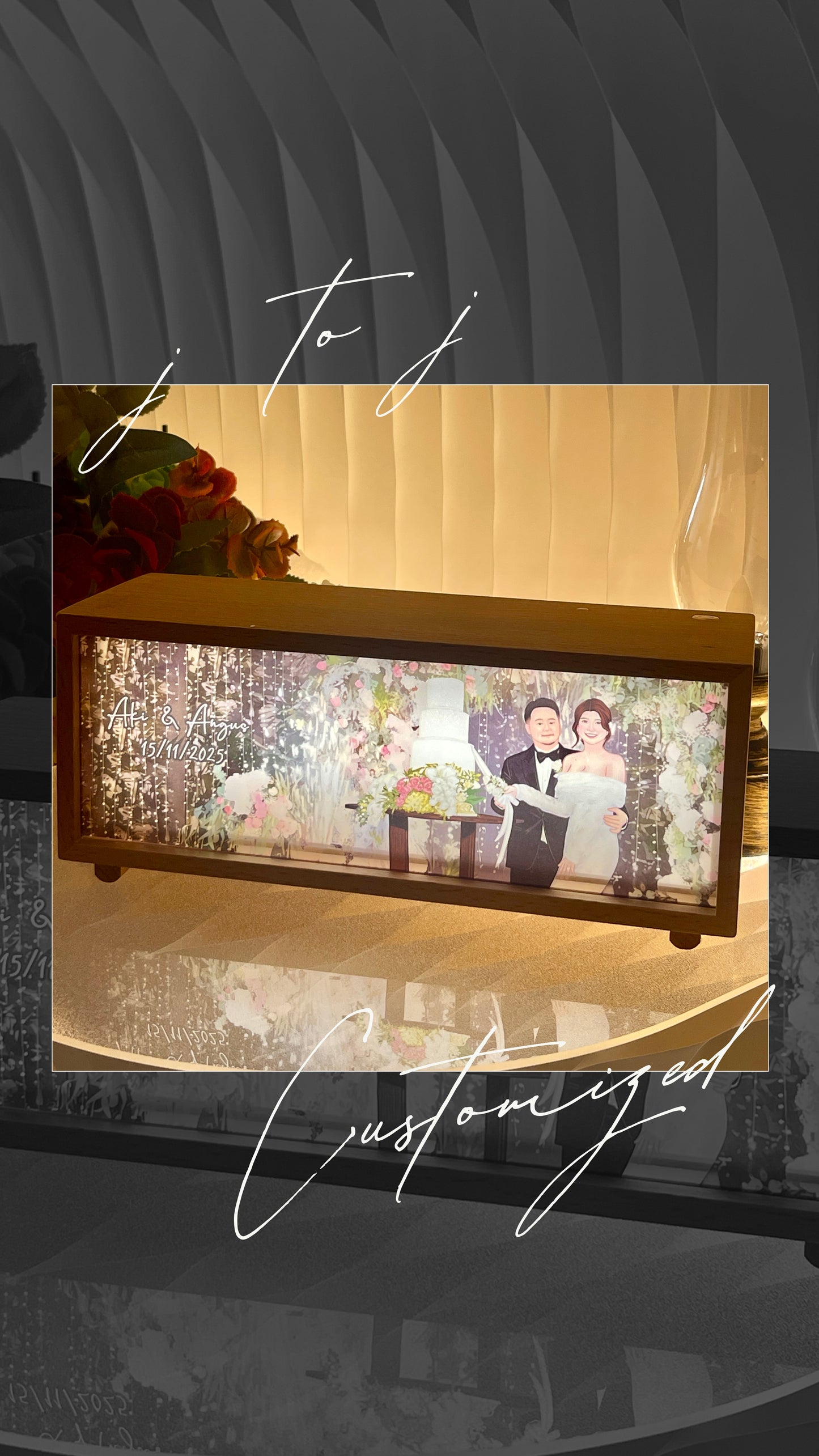 人像畫藍牙speaker連無線充電小夜燈