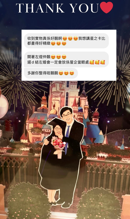 畢業主題 立體人像畫設計 城堡星空煙花夜景盒 3D GIFT BOX