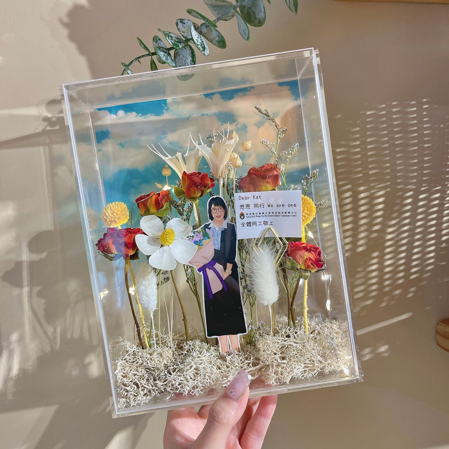 榮休/FAREWELL禮物-人像畫設計Day theme主題透明禮盒 Gift Box