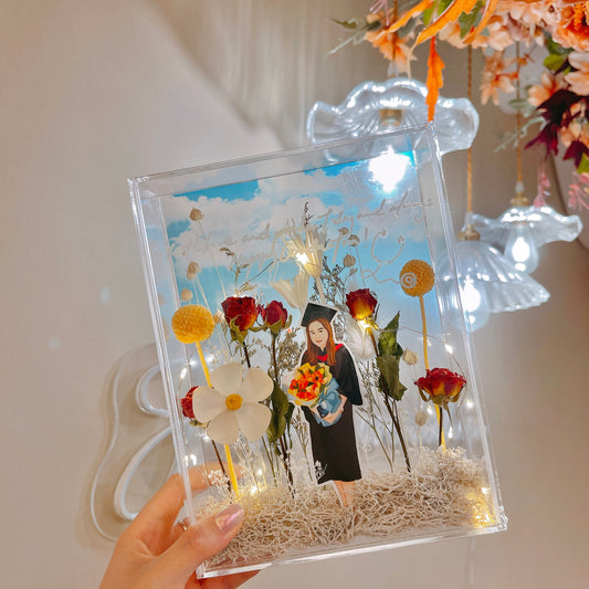 畢業禮物-人像畫設計Day theme主題透明禮盒 Gift Box